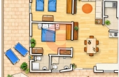 GE3426,  Corner detached Penthouse